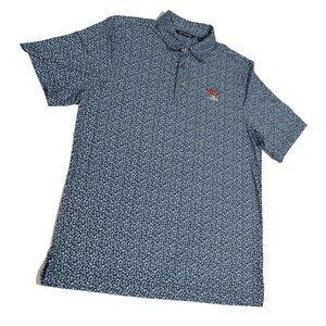 Cutter & Buck Men's Size Medium 123rd U.S. Open LACC Blue Performance Golf Polo